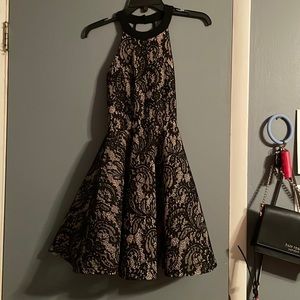 Windsor Black and Tan Homecoming Dress